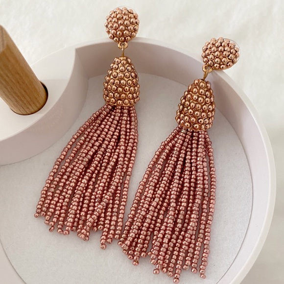 NWT Baublebar Piñata Tassel Drops, Rose Gold - Picture 6 of 14